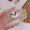 2pcs Lace Fabric Cloth Patch Handmade Cloth Applique Clothes Accessory Sequin Flower Applique  Women