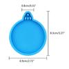 Christmas Ornaments Mold Mutifunctional Blank Round Silicone Molds Versatile Resin Accessory Mould for DIY Enthusiasts