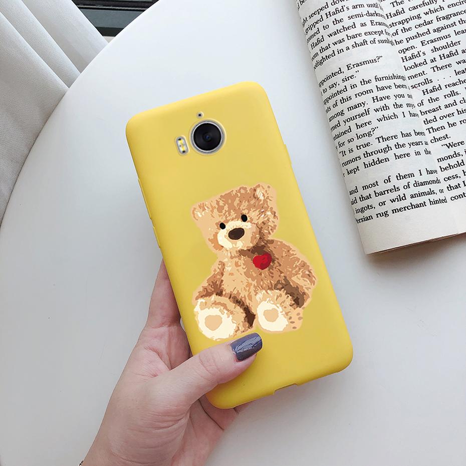Phone Case for Huawei Y5 2017 Y6 2017 Case Mya-l22 Cases Soft Silicone for Huawei Y5 2017 Y6 2017 Cute Cartoon Back Cover fundas