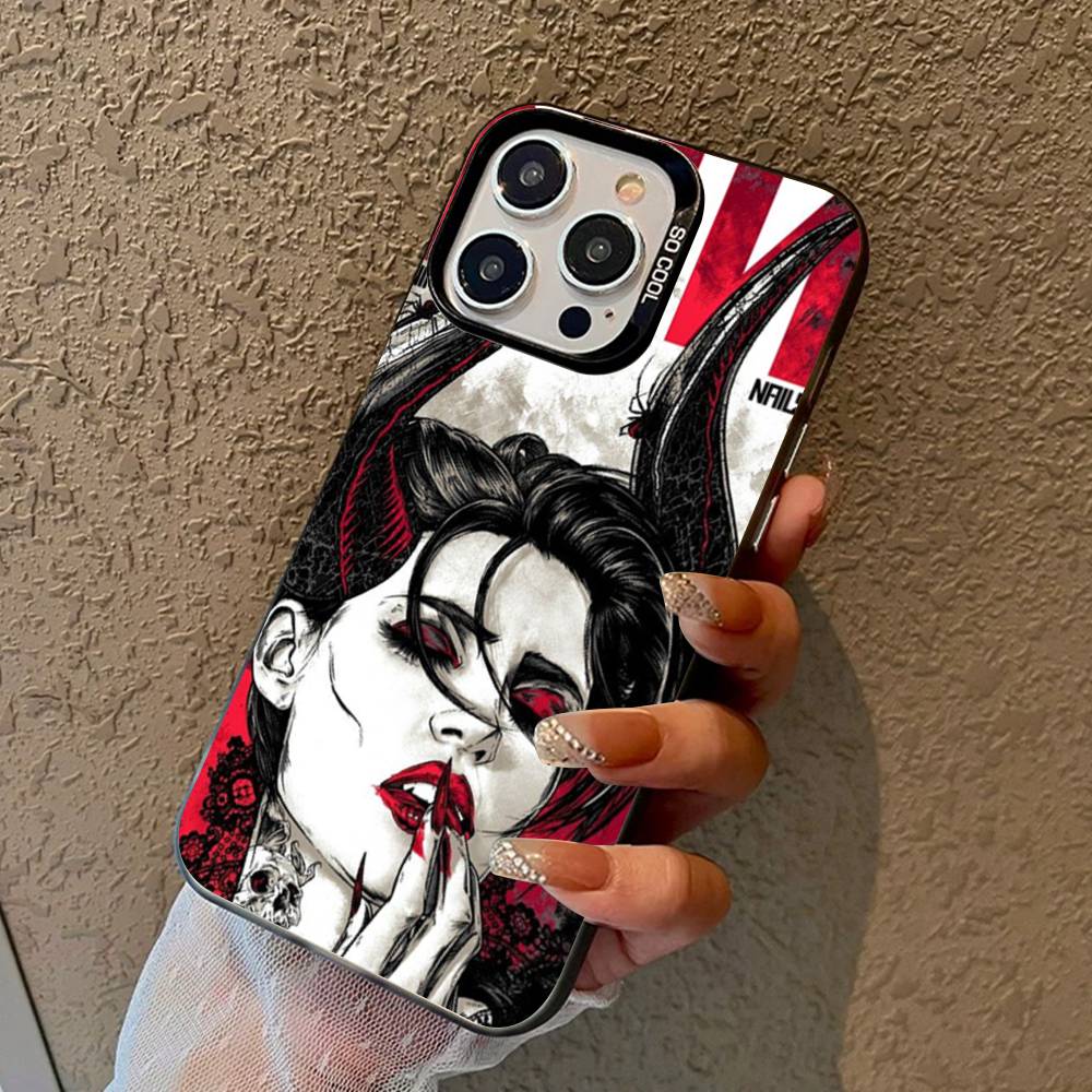 

Промышленный Рок Группа Nine Inch Nails Для IPhone 17 16 15 14 13 12 11 Pro Max Plus Матовый Цветной Задний Чехол для Телефона iPhone 16 plus