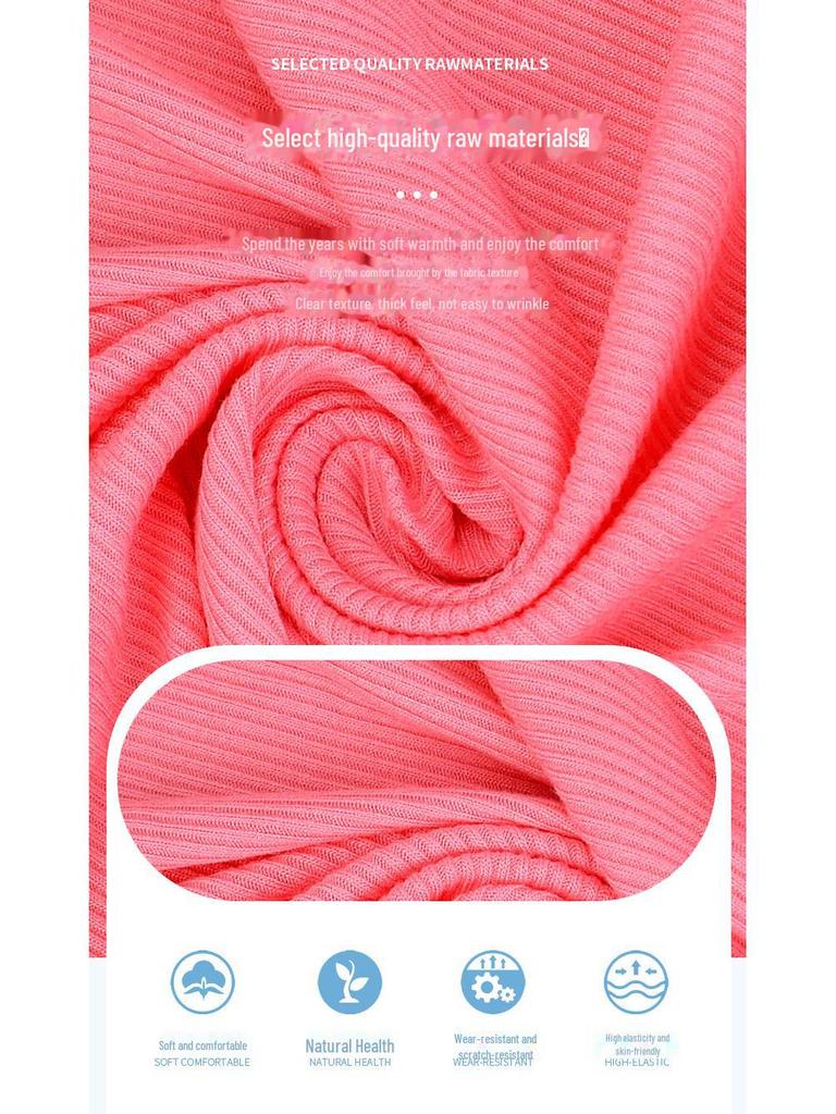 French Ribbed Modal Knit Elastic Cardigan Fabric