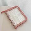 Transparent Travel Jewelry Storage Book Earring Holder Case Zippered Pouch Prevent Lost Earrings and Messy Necklaces
