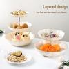 Baijie Decorative Snack & Fruit Serving Platter