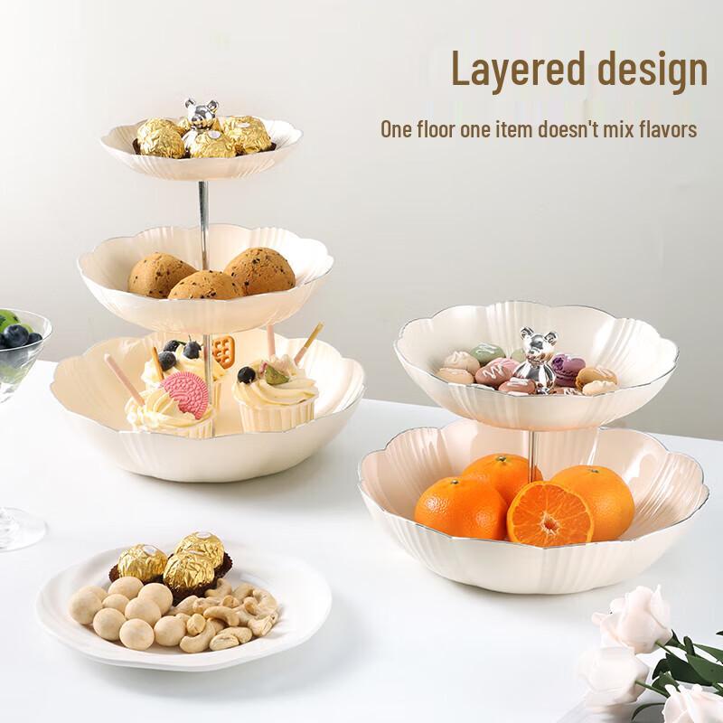 Baijie Decorative Snack & Fruit Serving Platter