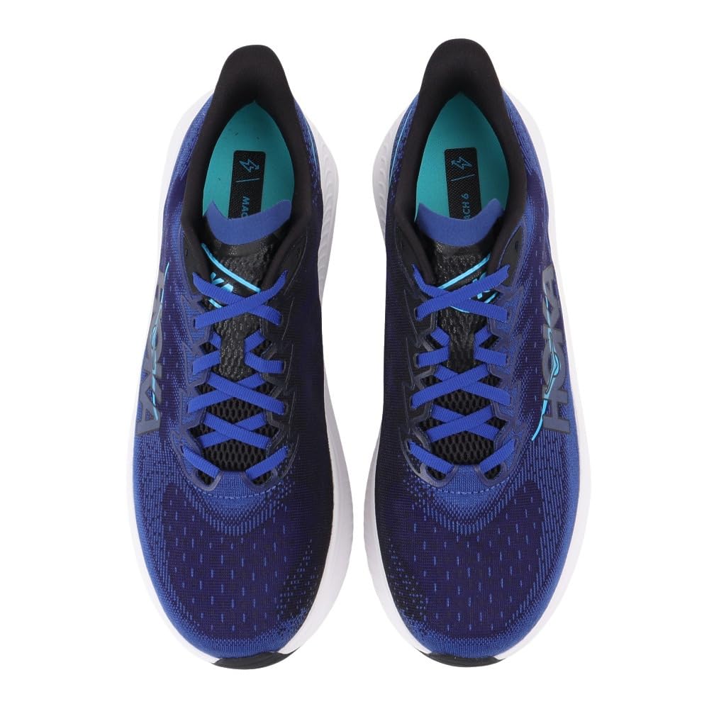 HOKA Mach 6 Wide Running Black and Size Shoes, Navy, 29.0, Men's, 1147833-BNGH