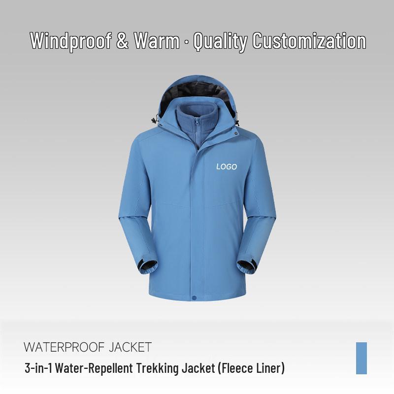 Veste d'alpinisme avec logo personnalisé BMW - Vêtement d'extérieur d'équipe pour la saison automne/hiver