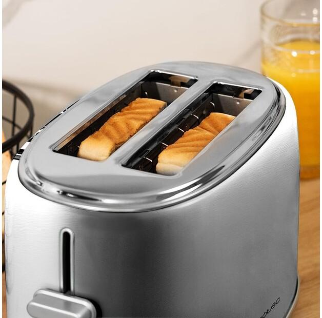 Тостер Cecotec 03206 Toast&Taste 1000 Retro Double inox