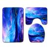 Star Toilet Three-Piece Floor Mat Bathroom Three-Piece Carpet Doormat