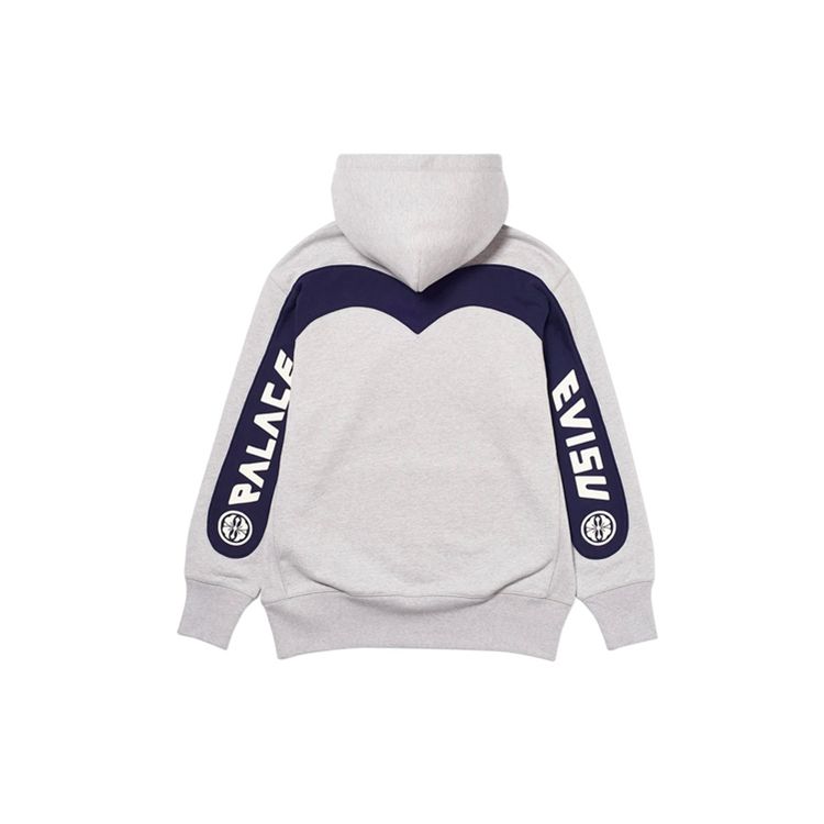 Palace x Evisu Co-Branded Logo Hoodie Unisex Tops Grey PAL-SS20-003