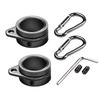 Aluminum Alloy Flag Pole Rings (Set of 2) Compatible with For 0 75 Inch Poles Featuring Advanced Rotating Design