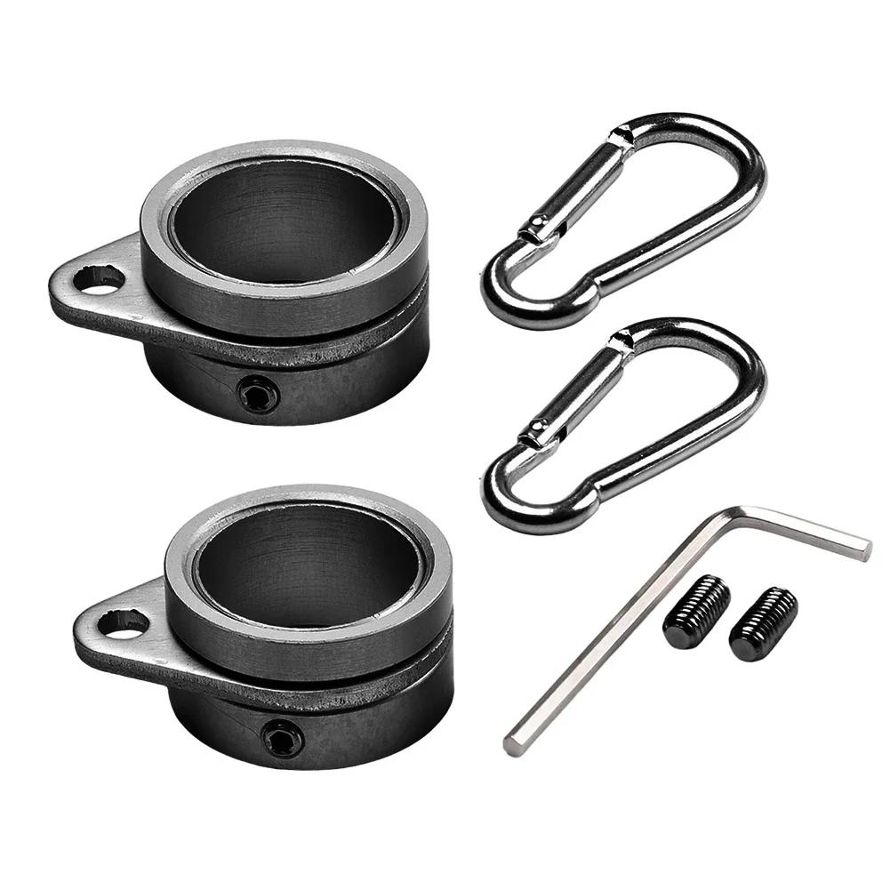 Aluminum Alloy Flag Pole Rings (Set of 2) Compatible with For 0 75 Inch Poles Featuring Advanced Rotating Design