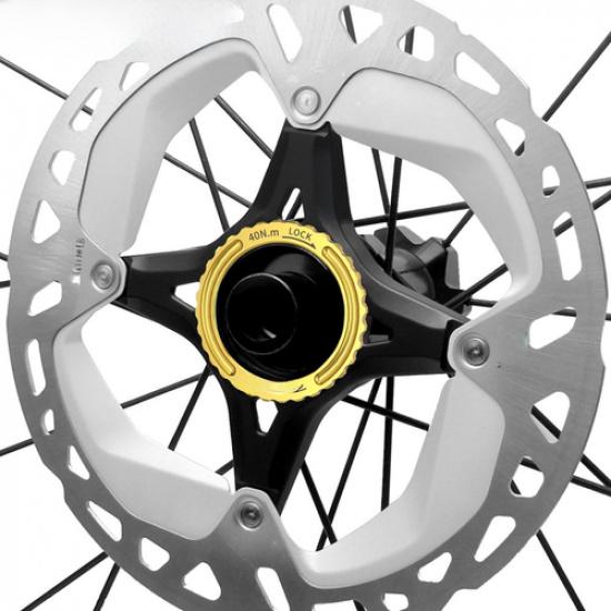 Center lock disc brake lock ring nut cover alloy for Campagnolo CP wheelsets