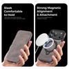 Magnetic Phone Case for iPhone 17 Pro Max Air 17e 16e 16 Plus 15 14 13 12 11 Wireless Charging Card Slot Bracket Leather Cover