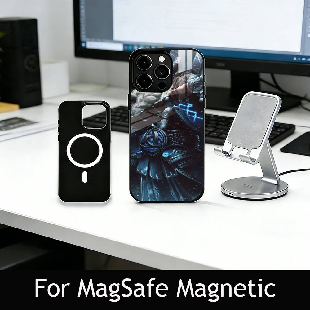 S-Smite G-Spiel Handyhülle Für iPhone17,16,15,14,13,12,11 Plus,Pro Magnetisch mit Magsafe Kabellosem Laden