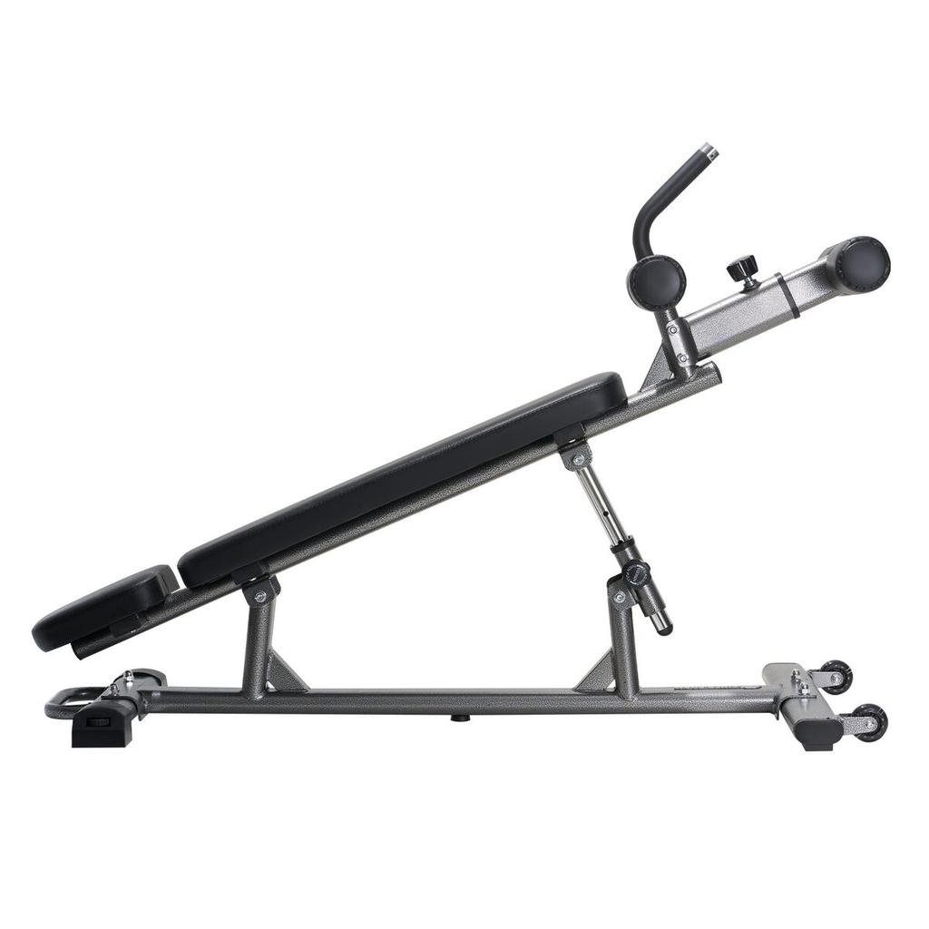 Sit Up Bench, Decline Ab Bench with Reverse Crunch Handle, with 4 Adjustable Height Settings, Heavy Duty Steel, 453 Kg Capacity, for Home Gym