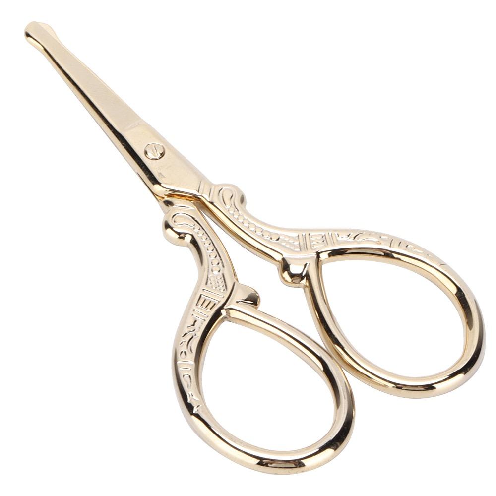 Stainless Steel Thread Scissors Lightweight Cross Stitch Scissors  For Sewing Crafts