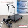Compact Electric Sensor Stroller with Folding Flat Body for Logistics, Picking, and Sorting in Warehouses