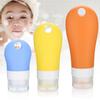 Portable Silicone Travel Bottle Set Lotion Shampoo Shower Empty Press Container 01