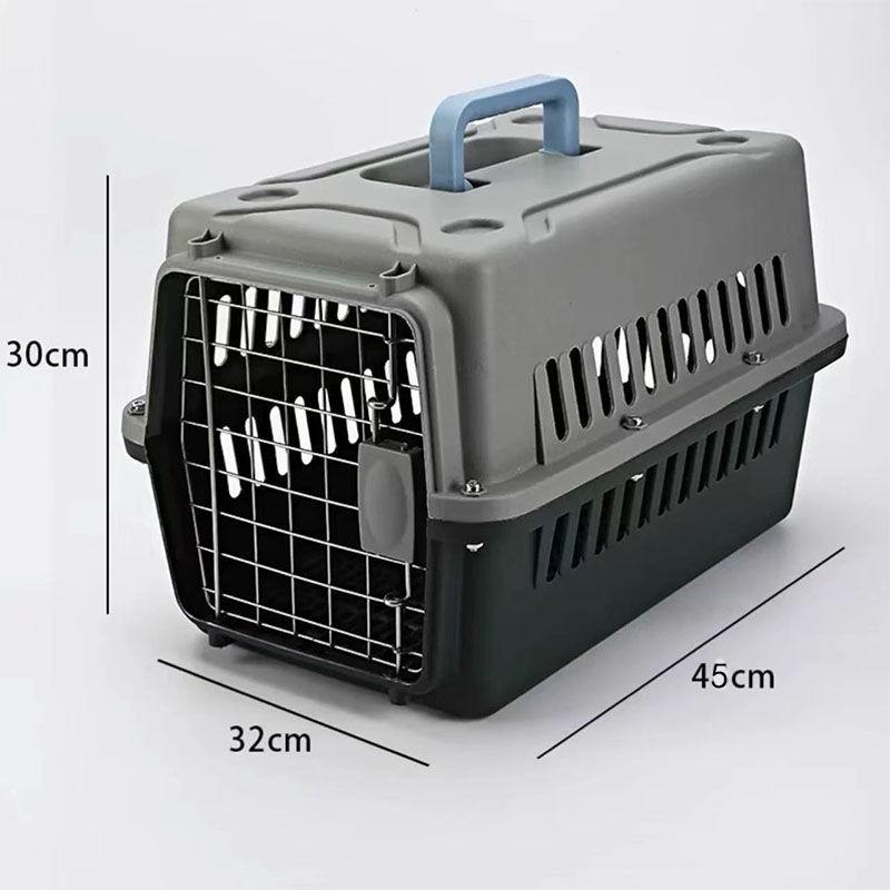 

Переноска для подорожей з домашніми тваринами для котів і собак - Схвалена авіакомпаніями, Кілька розмірів Cage + urine pad + water bowl