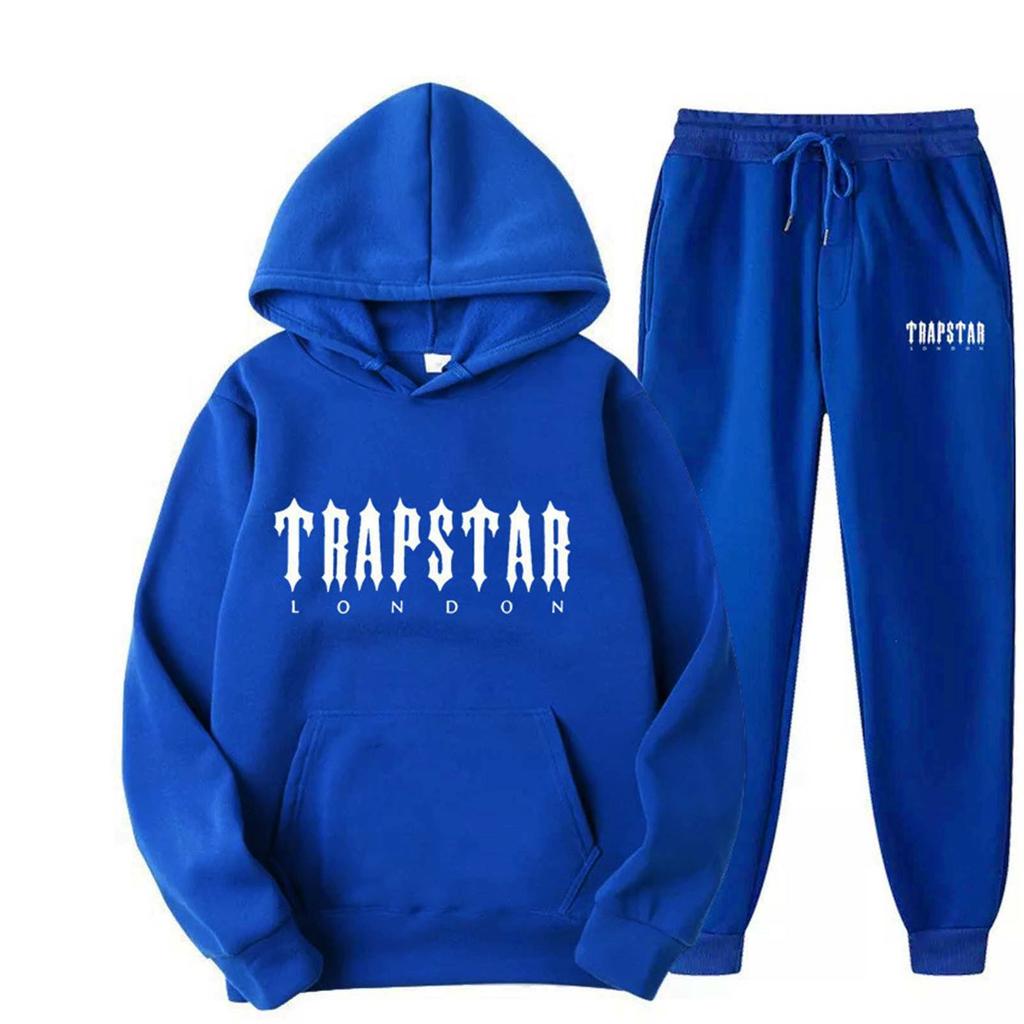 Women's Hooded Athletic Tracksuit Unisex Two-Piece Running Clothing Long Sleeve Pullover Hoodie Sweatshirt + Track Pants Set