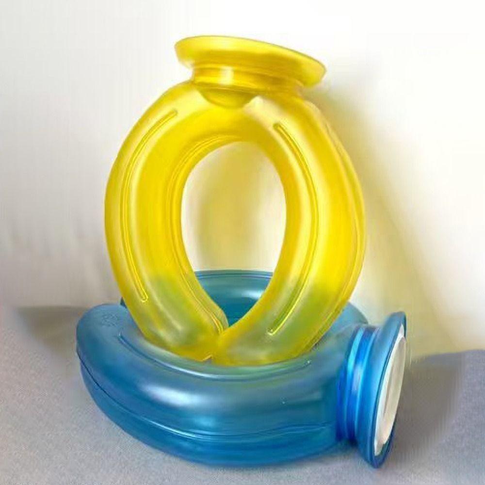 Hands Free U-shaped Icy Cooling Neck Bag Reusable Hot/Cold Water Pack  Winter