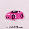 Pink Cartoon Embroidery Patch Iron On Patches For Clothing Flower Letters Patches On Clothes Sewing Fusible Patch Applique Decor