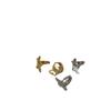 Cool Photosensitive Surface Double Butterfly Metal Ear Buckle Women'S Small And Exquisite Personality Fashion Elegant Versatile Earrings