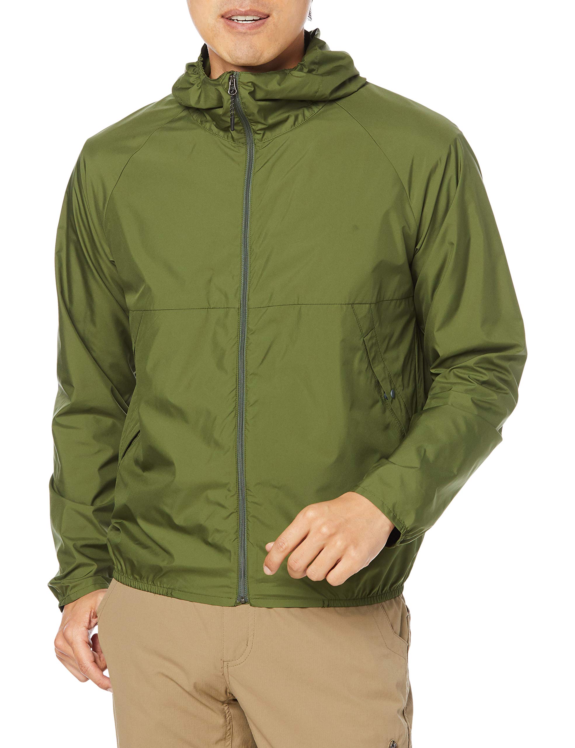 

Mizuno Go To by B2ME1051 Compact Jacket for Outdoor Travel and Chive Size L Men s Water-Repellent Walking, Green,