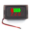 Stlxy voltmeter waterproof car battery level indicator 12V-72V lithium battery capacity meter tester red blue display tester
