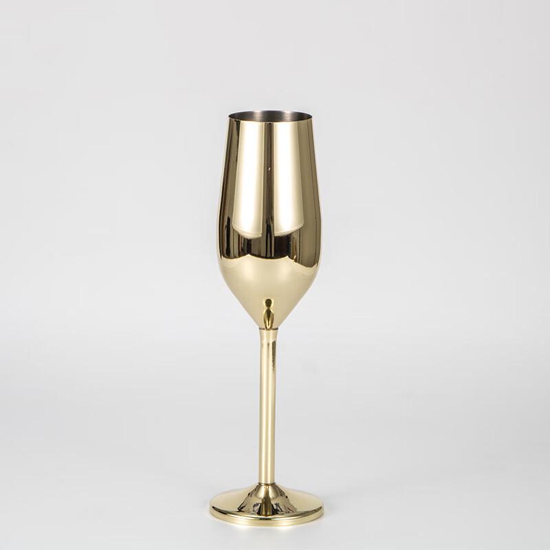 Shangqi Stainless Steel Stemmed Champagne Glass