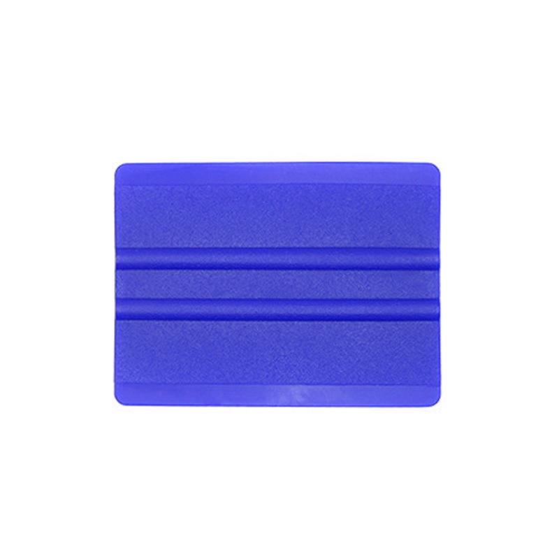 Automotive Square Flocking Plastic Scraper for Car Cover, Film Application, Seam Repair, and Glass Cleaning.