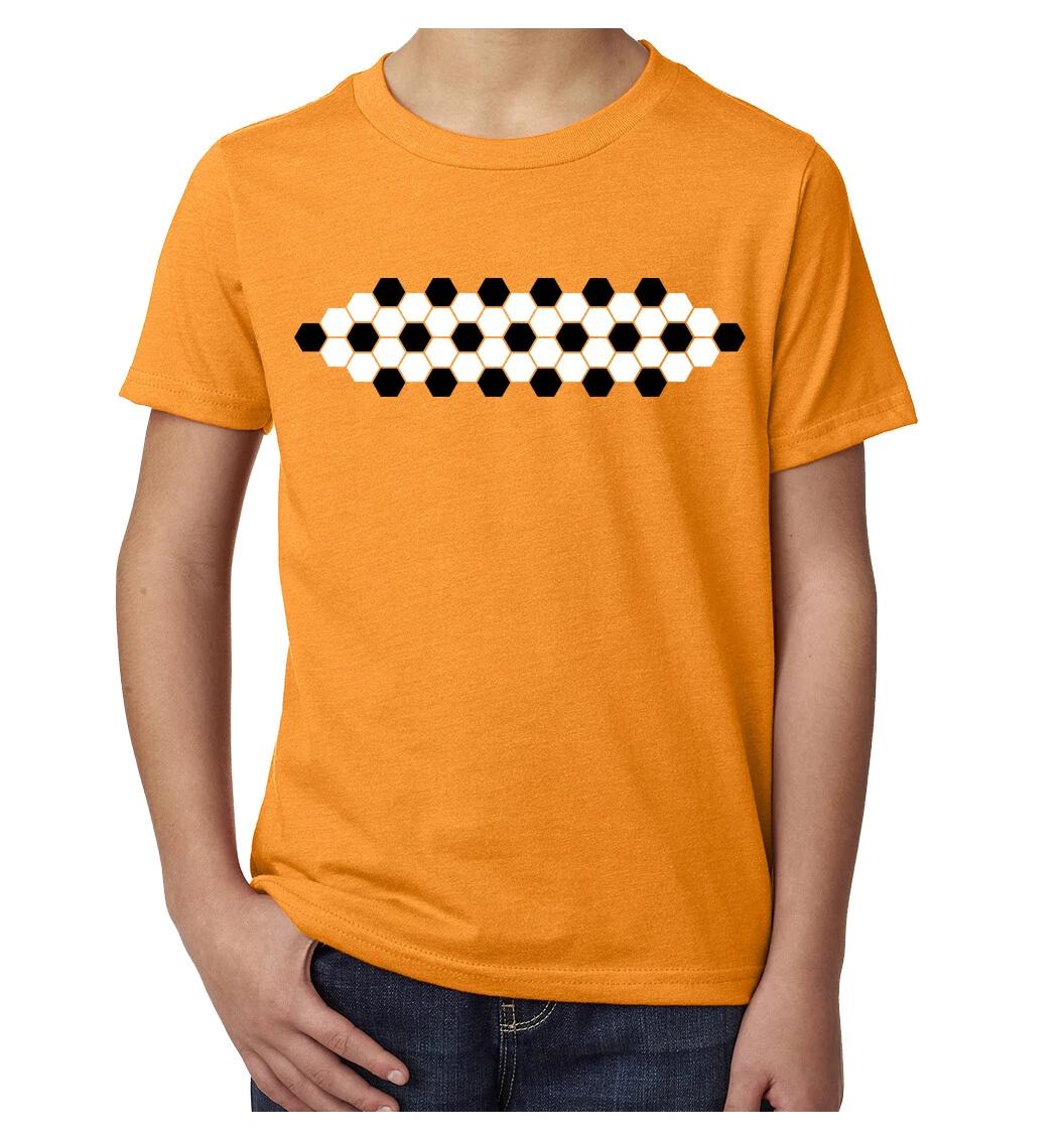 Soccer Ball Pattern Youth T-Shirts, Sports Shirts, Kid s Soccer Shirts M