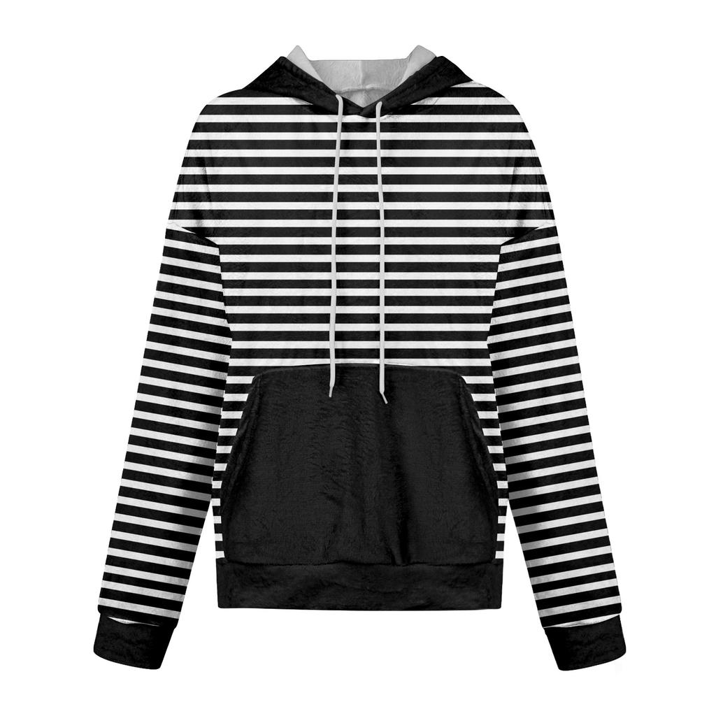 Dámské mikiny Oversized Zimní Plyšové Roztomilé Mikiny Pulovr Trendy Podzimní Zimní Oblečení