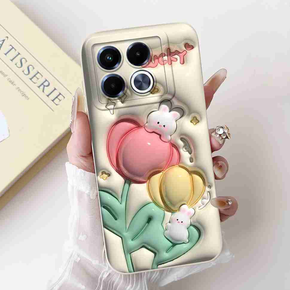 Spring Flower Case For Infinix Note 40 5G Cover Silicone Soft Shockproof Funda For Infinix Note 40 X 40X Note40 Note40X Casing