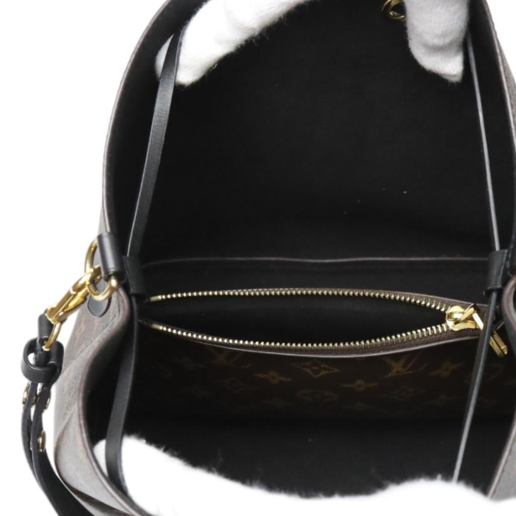 Louis Vuitton Monogram Neonoe Shoulder Bag Monogram Canvas Noir Women M44020 Used