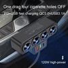 Sturdy And Wear-resistant Car Cigarette Lighter With 4 SlotsPDUSBQC0 Cigarette Lighter Splitter