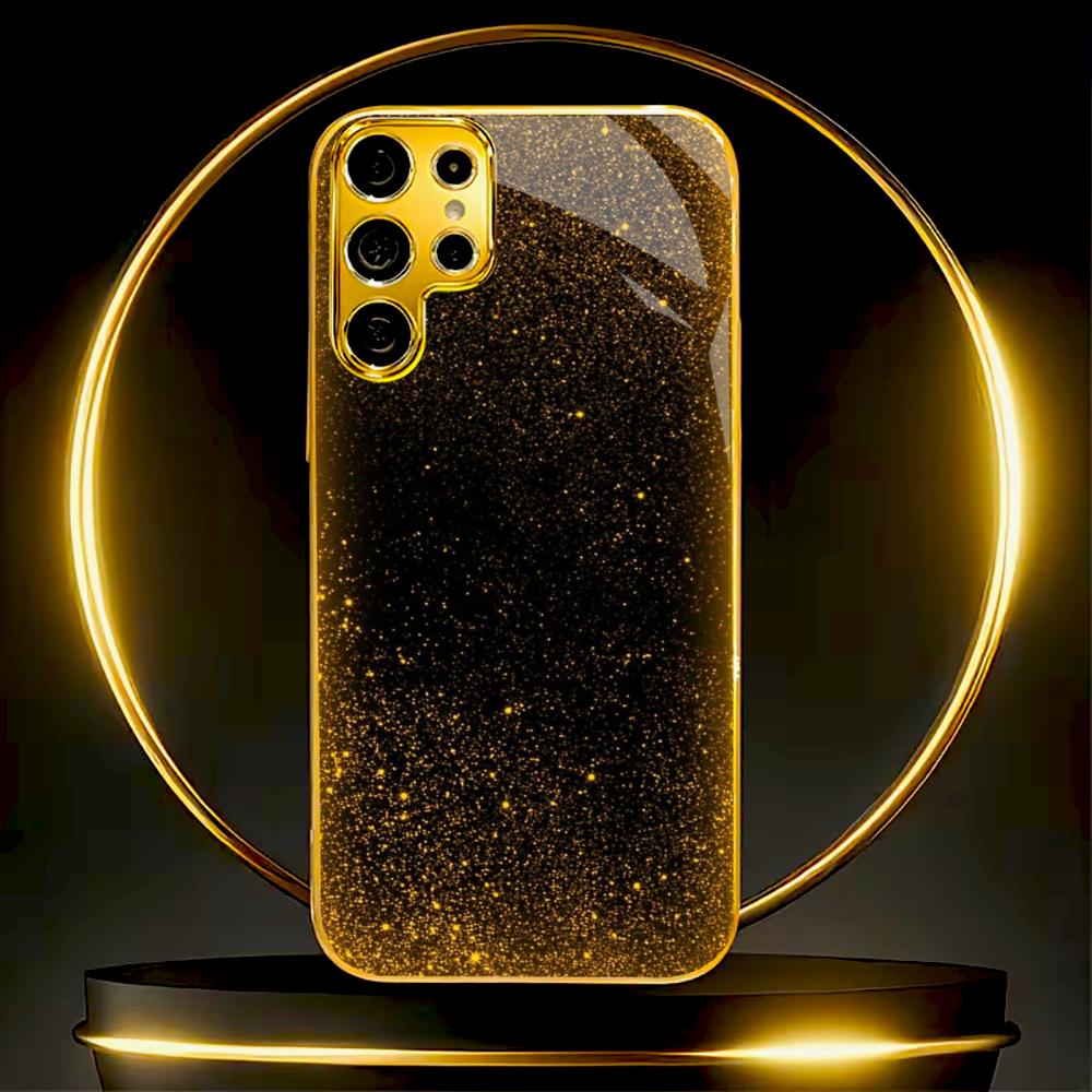 Coque de téléphone tendance dorée nouveau modèle Best-seller Coque de téléphone Coque de téléphone en verre pour Samsung Galaxy S26 S25 S24 S23 S22 FE, Ultra, Plus