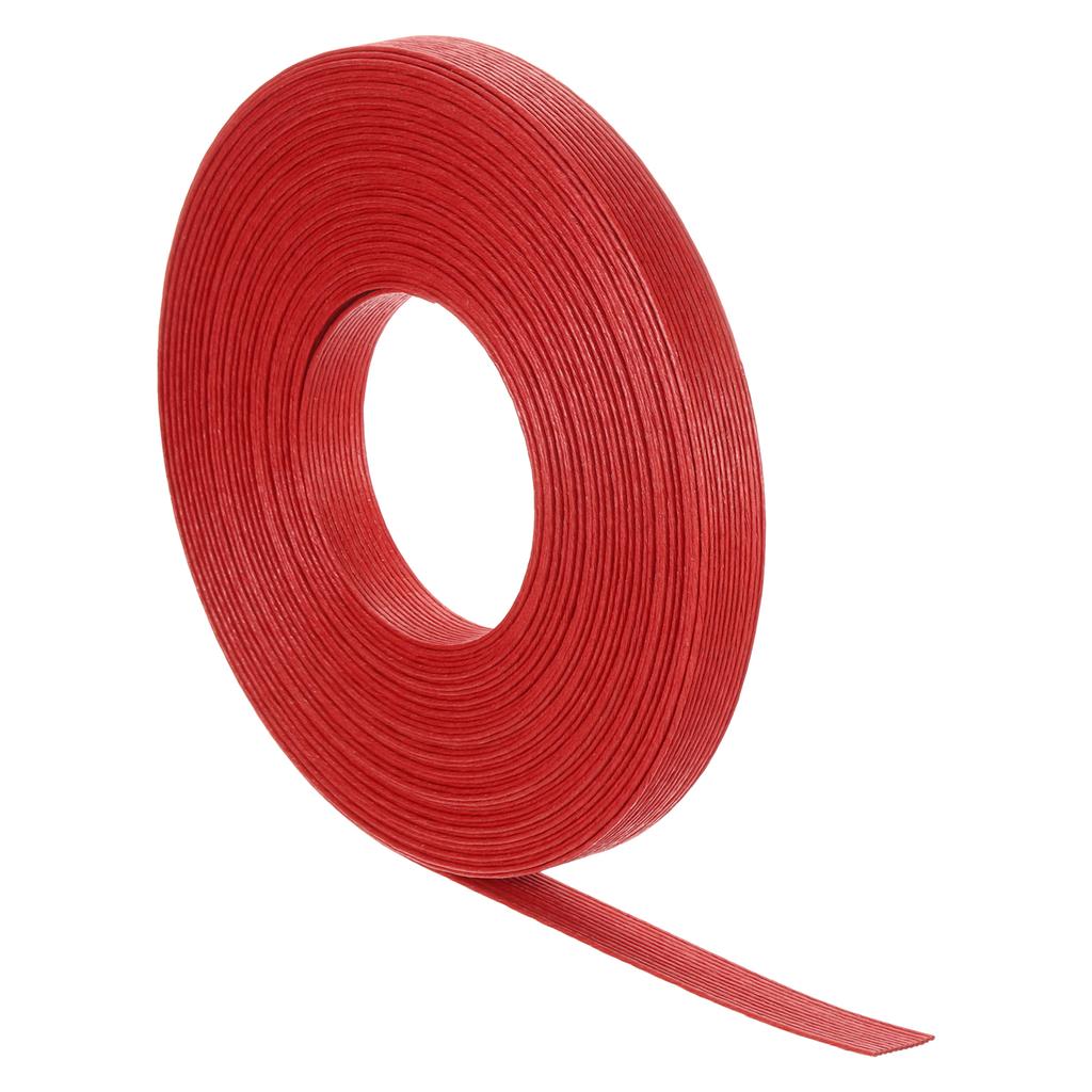 Papierrattan-Webrohr 12-fädig Papierrattan-Geflecht Korbgeflecht-Zubehör für DIY Heimküchenkorb-Bastelarbeiten 16,4 Yards x 0,6"