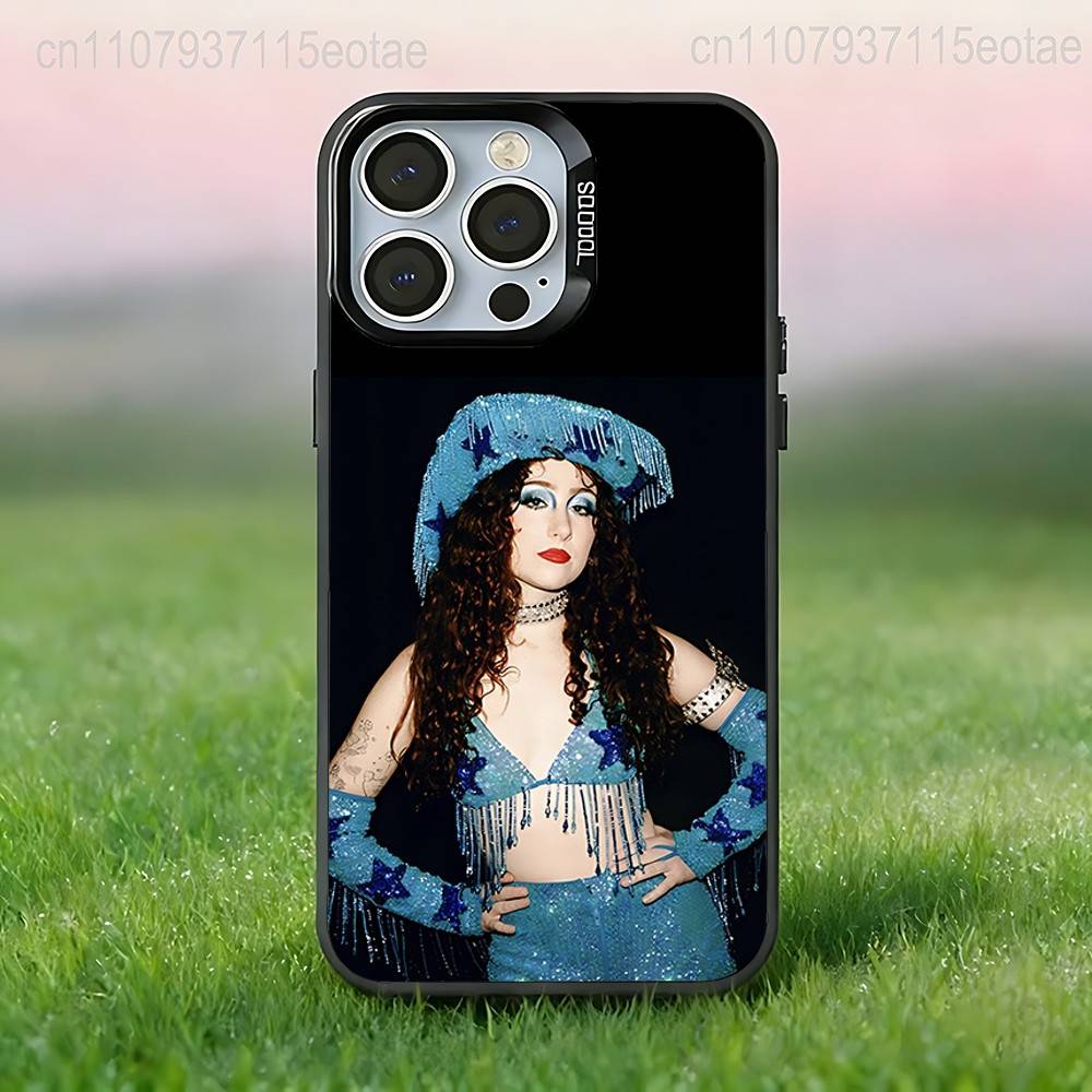 C-Chappell Roan Singer  Phone Case For iPhone 17,16,15,14,13,12,11,Pro,Max,Plus,E,Air,Mini Black Tpu IMD Cover