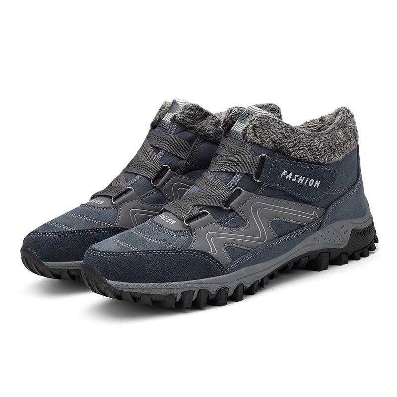 Unisex Snow Boots - Casual Cotton, Non-slip, Warm Mid-top for Middle-aged & Elderly, Seven Colors for Autumn & Winter.
