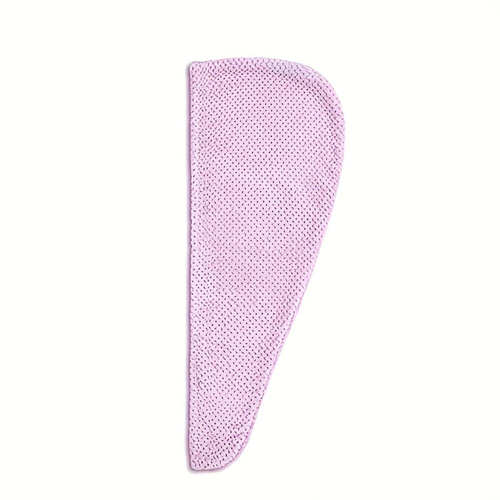 1PC Dry Hair Cap Drying Hair Towel Microfiber Hair Drying Wrap Strong Water Absorbent Triangle Shower Hat Wiping Hair Towel Tool