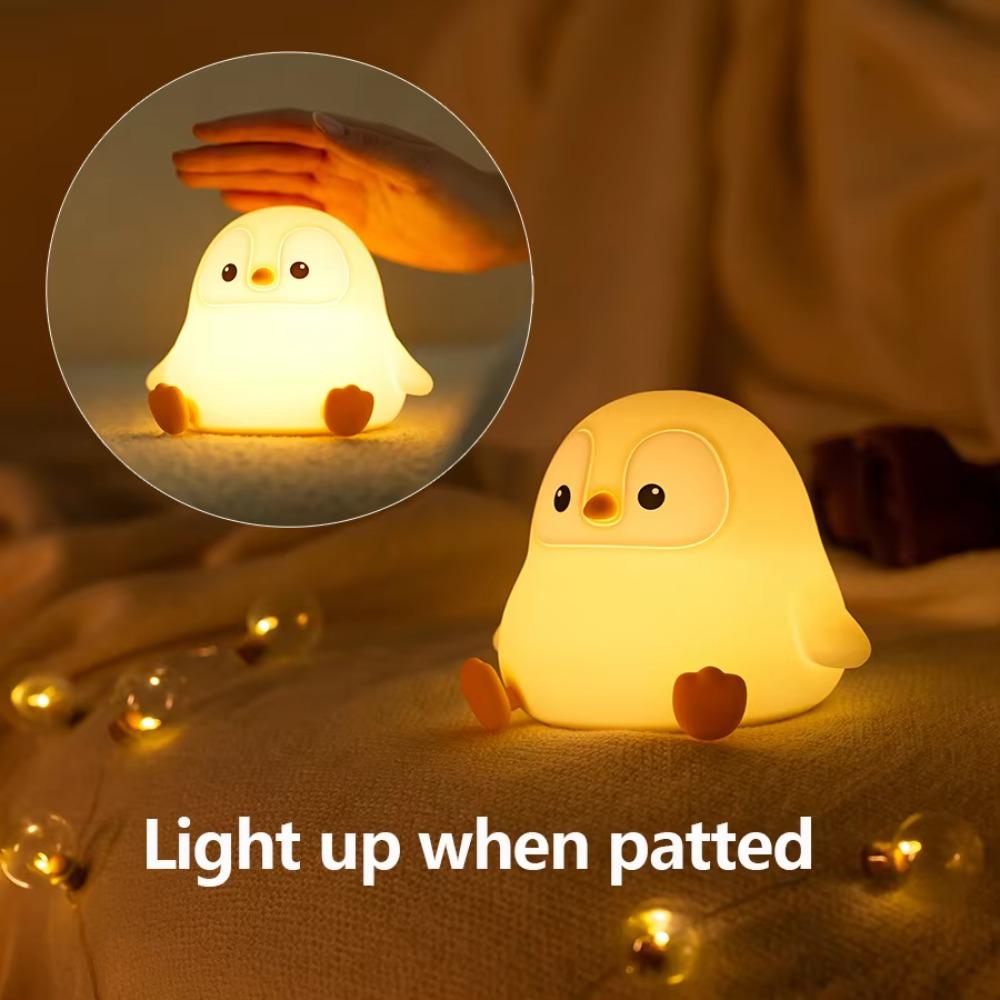 2 Levels Dimmable Penguin Nursery Night Light Timing Function Dorm Decor lamps  for Kids
