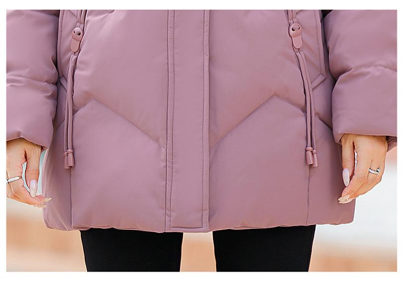 2025 New Style Mid-length Thickened Down Jacket for Middle-aged and Elderly Women - Age-Reducing, Stylish, Plus Size Winter Coat