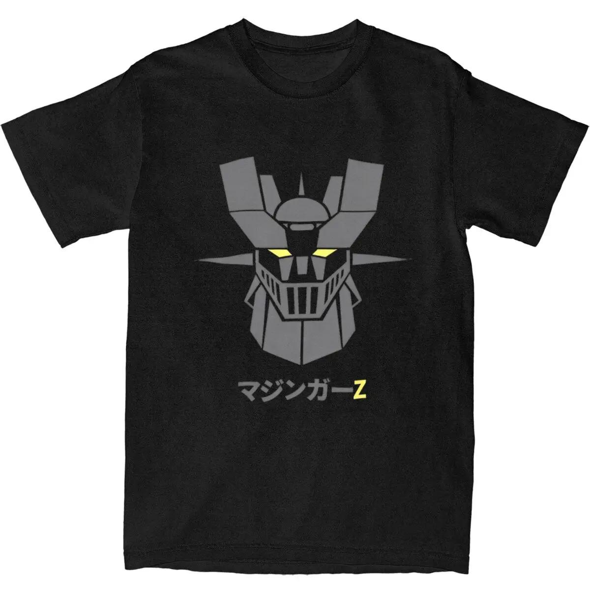 Mazinger Z Dark Robot Tshirt Summer Vintage Tshirt Vintag... L