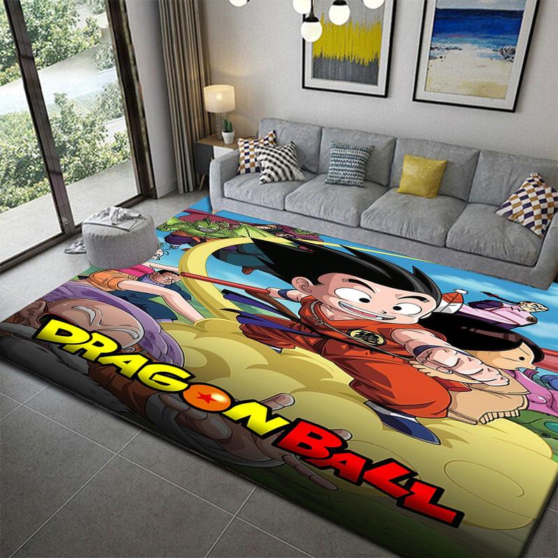 Dragon Ball Trendy Anime Printed Area Ruganime soft washable cartoon floor carpet