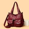 Fashion Women's Shoulder Bag Large Capacity Soft Leather Women's Bag Messenger Tote Bag New Handbag