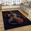 Dream Violin Cello Music Instrument Carpet Rug for Home Living Room Bedroom Sofa Doormat Decor,kids Area Rug Non-slip Floor Mat