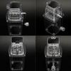 Manual Ice Crusher Mini Ice Shaver Smoothie Maker Ice Block Breaking Slush Machine