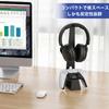 KAIXUANMAN Headphone Controller Stylish Game Controller Storage Switch 2 Pro Controller Black Stand, Metal, Rack, Stand, Space-Saving, Compact,