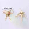 (10pcs/pack) 4.5cm Rose Bud Bow White Pink 2 Rose Bows Wedding Gift Box Hair Accessories Home Christmas Bows Decoration
